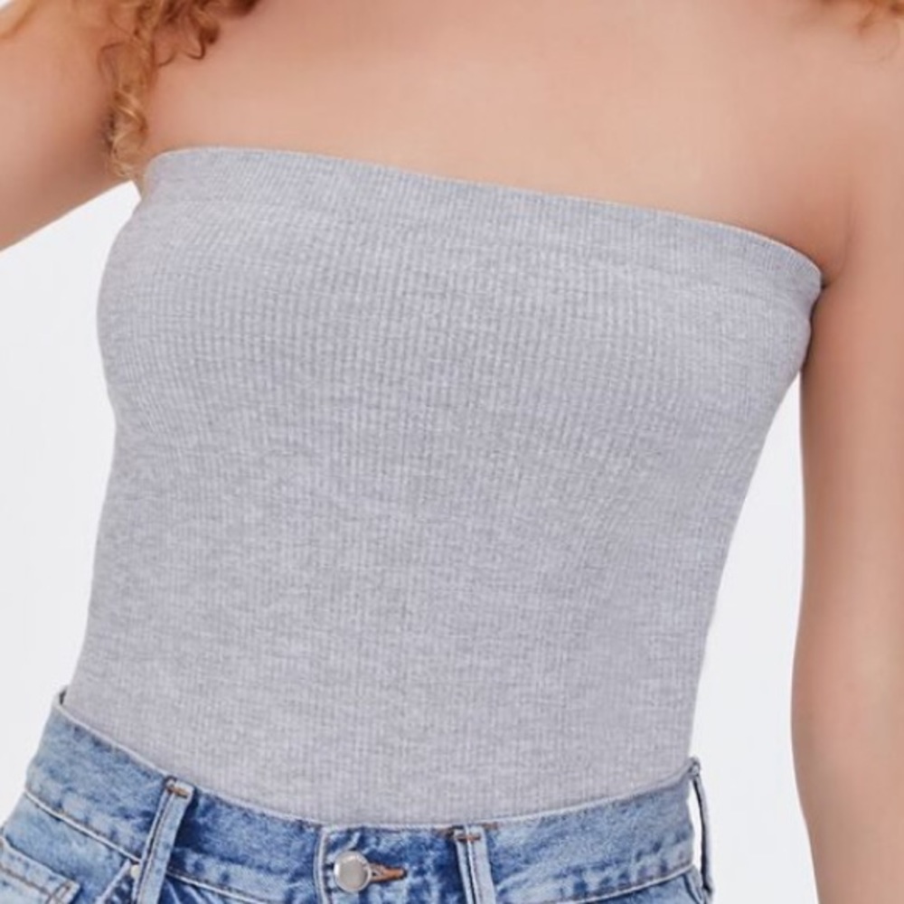 🌸 Clearance! 🌸 Strapless Bodysuit Heather Grey Size XS/S